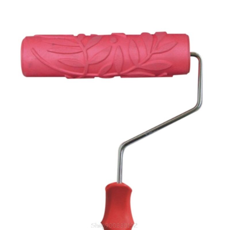 7 inch plastic verfroller voor muurdecoratie verfgereedschap reliëfs verfroller muurdecoratie  au 20