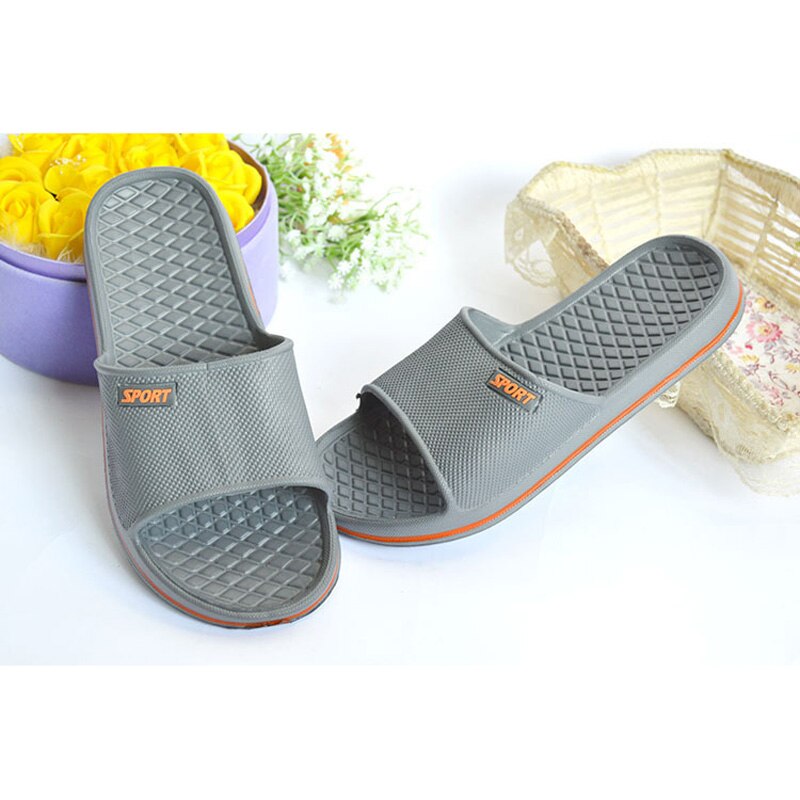 EVA Household Slippers Men's Indoor Flip Flops Lovers' Anti Slip Thick Bottom Slippers Summer Women Home Flat Shoes WSL1000