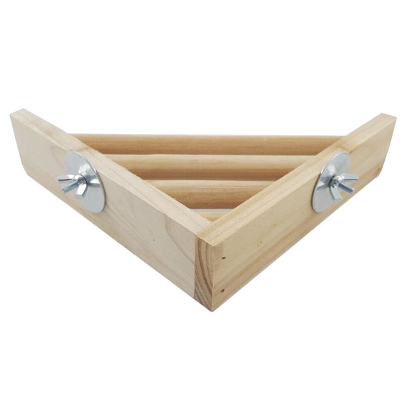 Haustier Holz Ecke Regal Leiter Plattform für Vogel KäFeige Stand Hamster Spielplatz