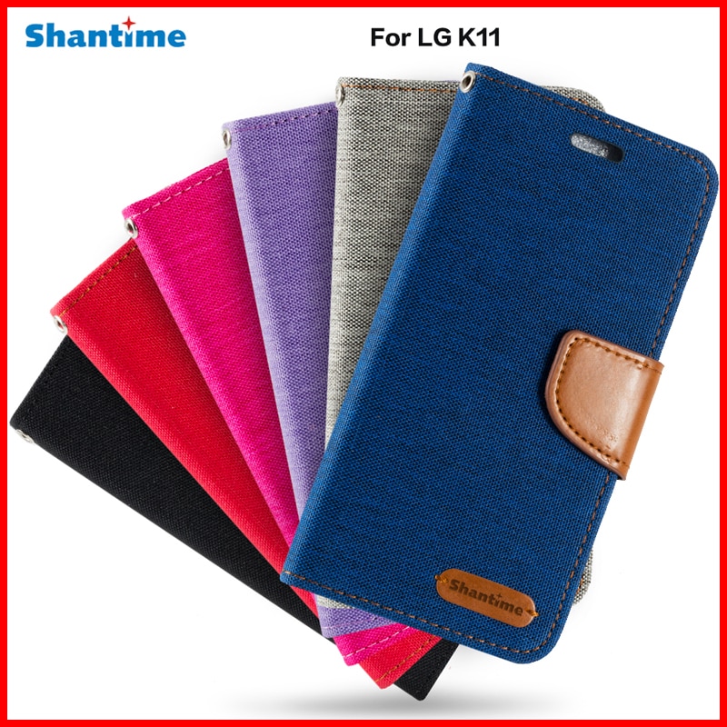 Pu leren telefoonhoesje voor lg  k11 flip book case voor lg  k8 zakelijke portemonneehoes voor lg  k4 zachte tpu siliconen achterkant