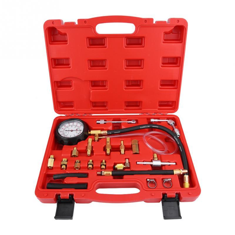 Fuel Injector Tester TU-114 Gasoline Fuel Injector Pressure Testing Pump Injection Pump Tool Kit Tester Pressure Gauge Gasoline: Default Title