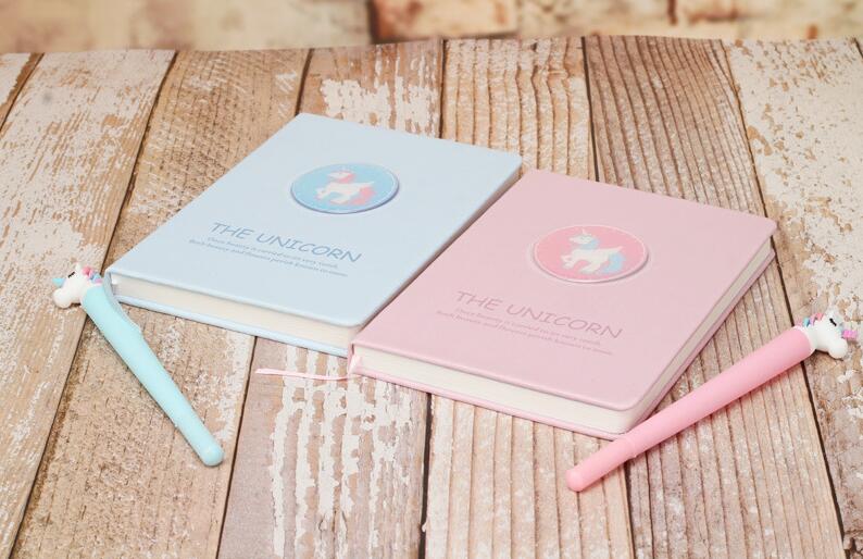 The Unicorn Notebook With Unicorn Pen Girls Pink Unicorn Diary Book Set
