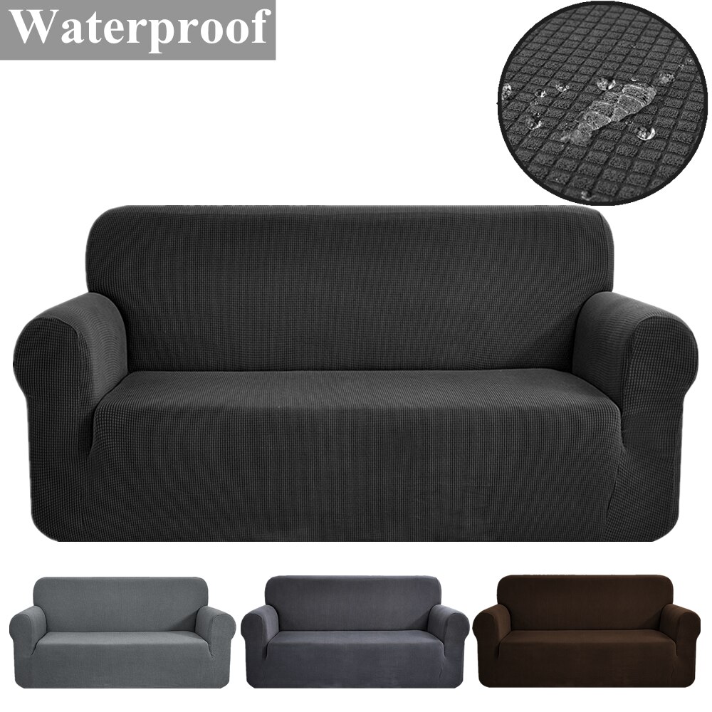 Premium waterafstotende bankhoes voor de woonkamer, huisdieren, baby, moderne stretch bankhoes, zachte fleece meubelbankhoes
