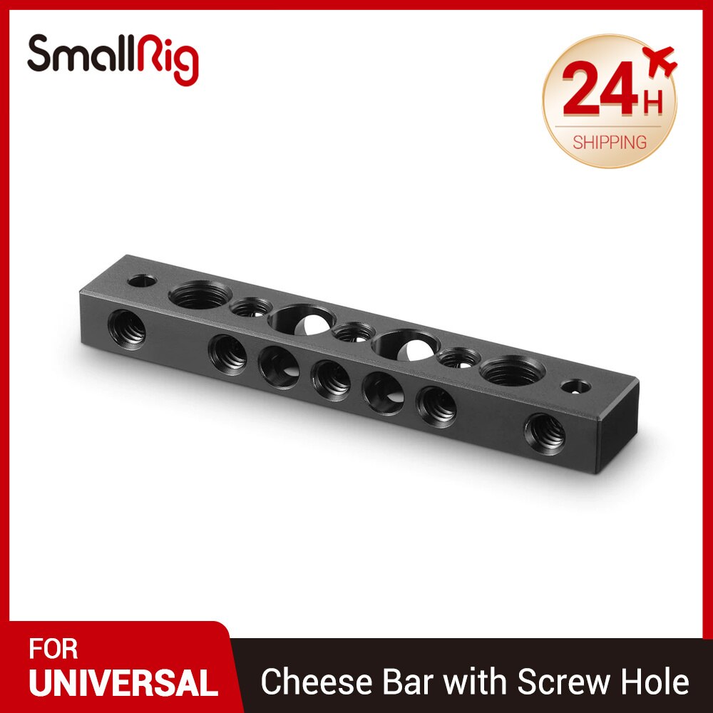 Smallrig Camera Kaas Bar Met 1/4 Inch En 3/8 Inch Schroef Gat Voor Monitor Attachment 1091