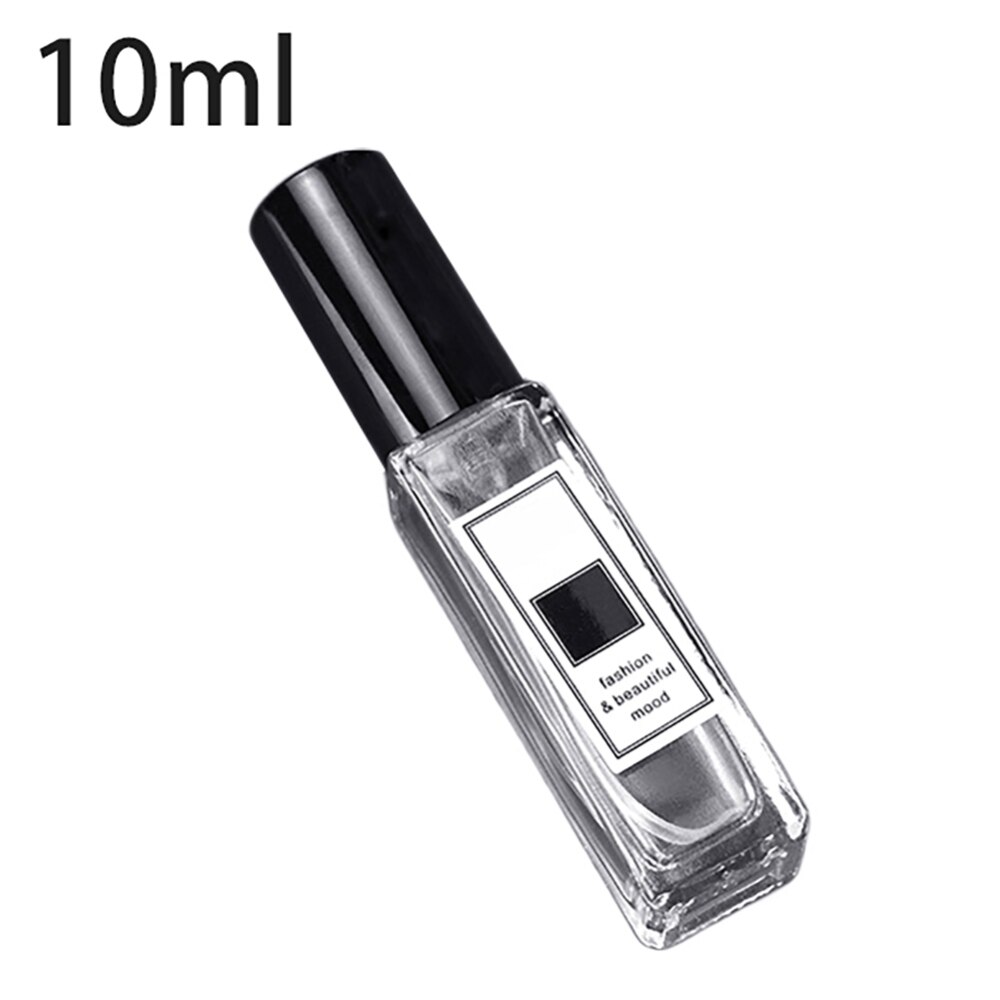 Tom påfyllningsbar portabel parfymflaska resande glasspray atomizer genomskinlig parfymbehållare: 10ml