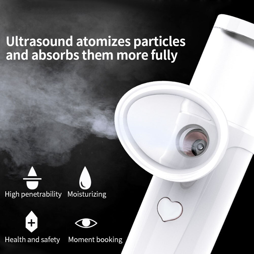 Mini Portable Humidifier Eye Mister Portable Cool Facial Steamer Device Beauty Spray Hydrating Apparatus Cold Spray Apparatus