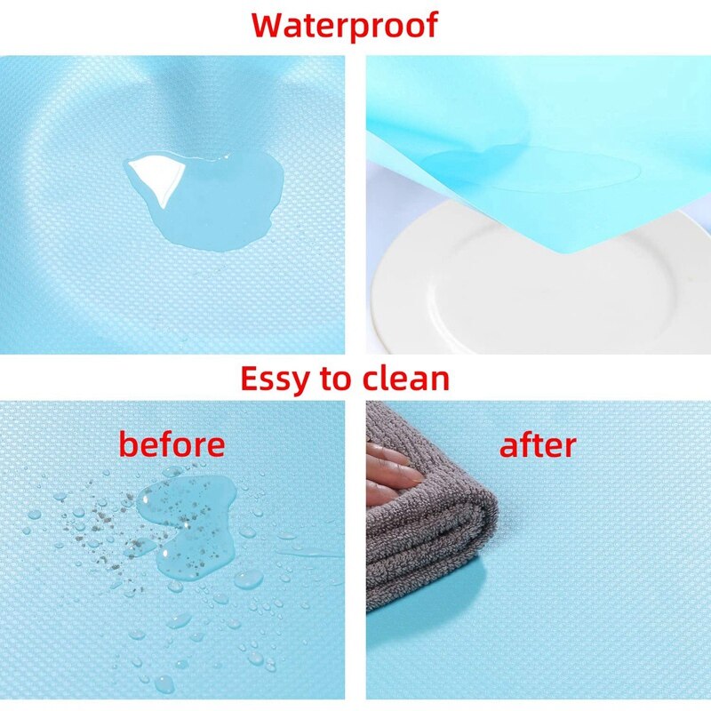 12 stuks koelkastmatten, anti-aanbak, multifunctionele basis voor doe-het-zelf, kastmat, schoenmat, tafelmat, lademat