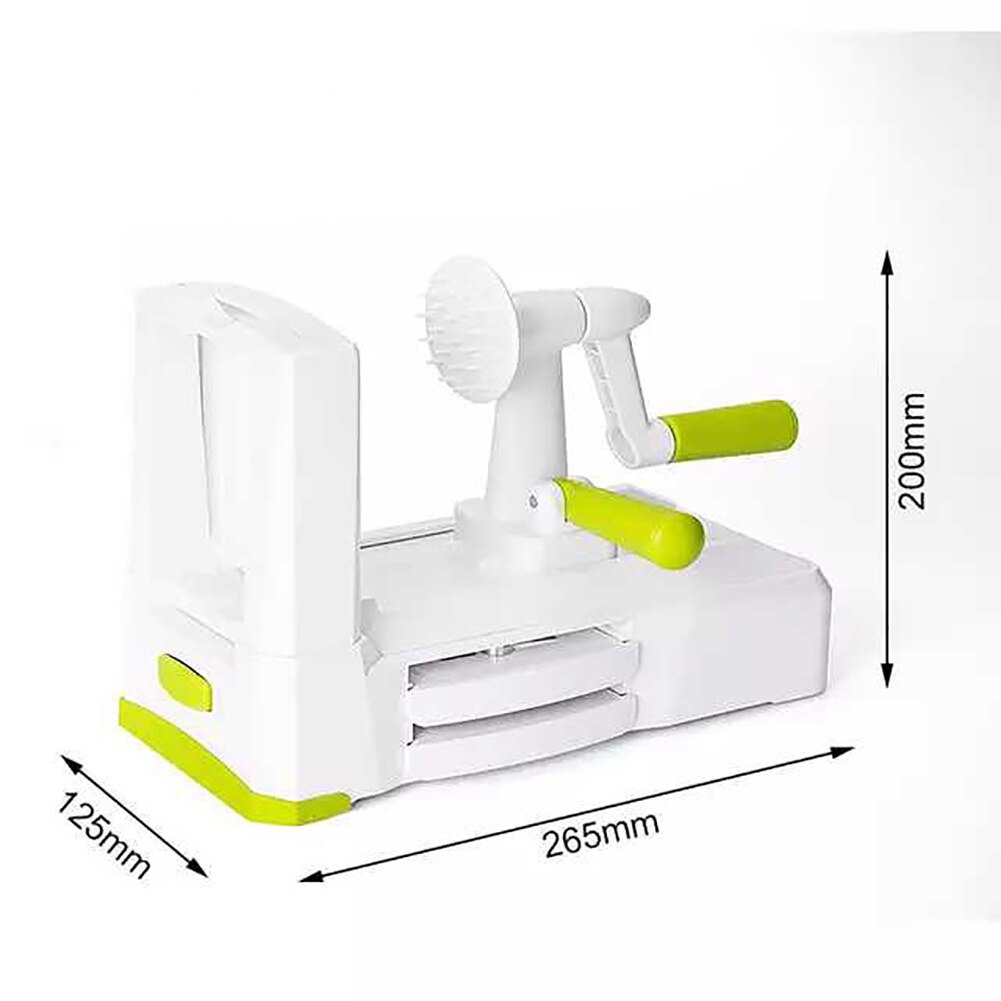 Vegetable Spiralizer Carrot Cutter Hand Held 5 Blade Spiral Slicer Noodle Pasta Maker Kitchen Accessories