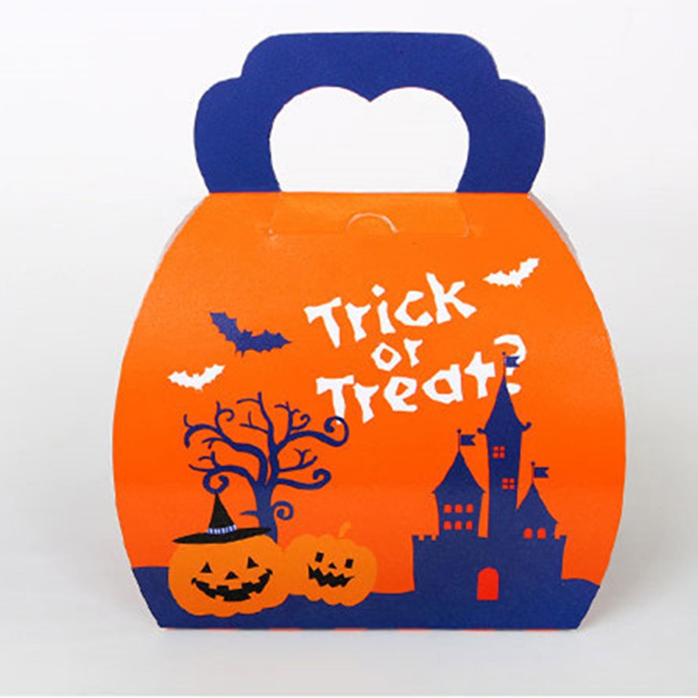 10 pièces boîtes à bonbons volant fantôme Portable Halloween fête fournitures bonbons conteneur emballage boîte bricolage boîtes à nourriture jetables
