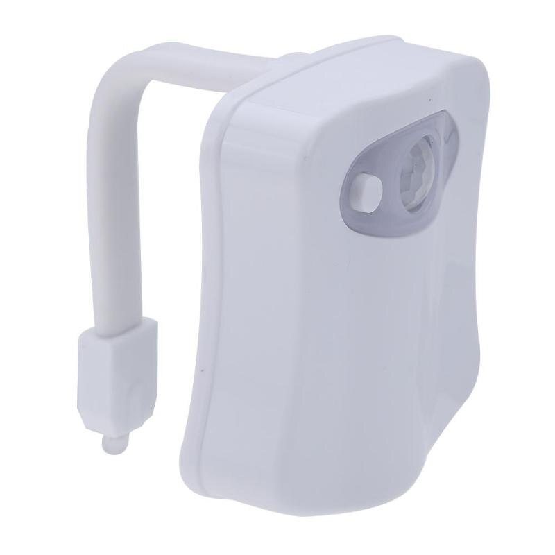 Smart Bathroom Toilet Nightlight LED Body Motion Activated On/Off Seat Sensor Lamp 8 Colors PIR Toilet Night Light lamp