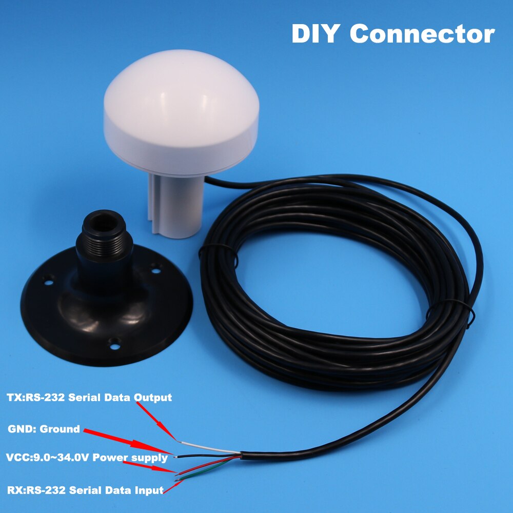 1PCS GNSS GLONASS Galileo Receiver Antenna Module Plastic USB Output