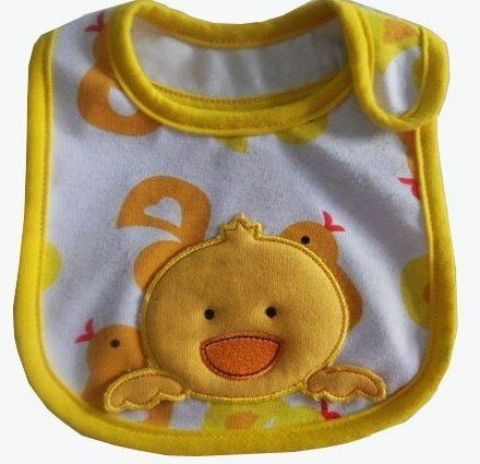Baby Slabbetjes Leuke Cartoon Patroon Peuter Baby Waterdichte Speeksel Handdoek Katoen Fit 0-3 Jaar Oude Baby Burp Doeken voeden: Duck