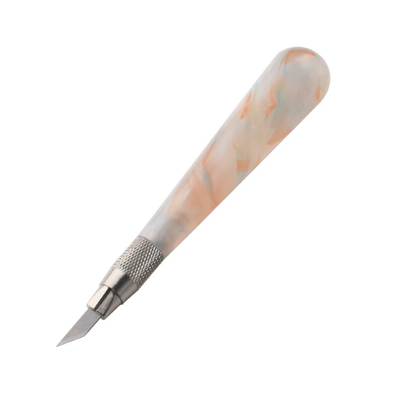 Cuchillo de tallado de cielo estrellado, MINI sello de goma, pluma para grabado artesanal, herramienta de bricolaje, cuchilla de tallado, cortador de papel fotográfico, papelería: 4