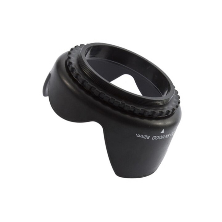 52mm Flower Petal Tulip Lens Hood Screw Mount For Canon digital Camera