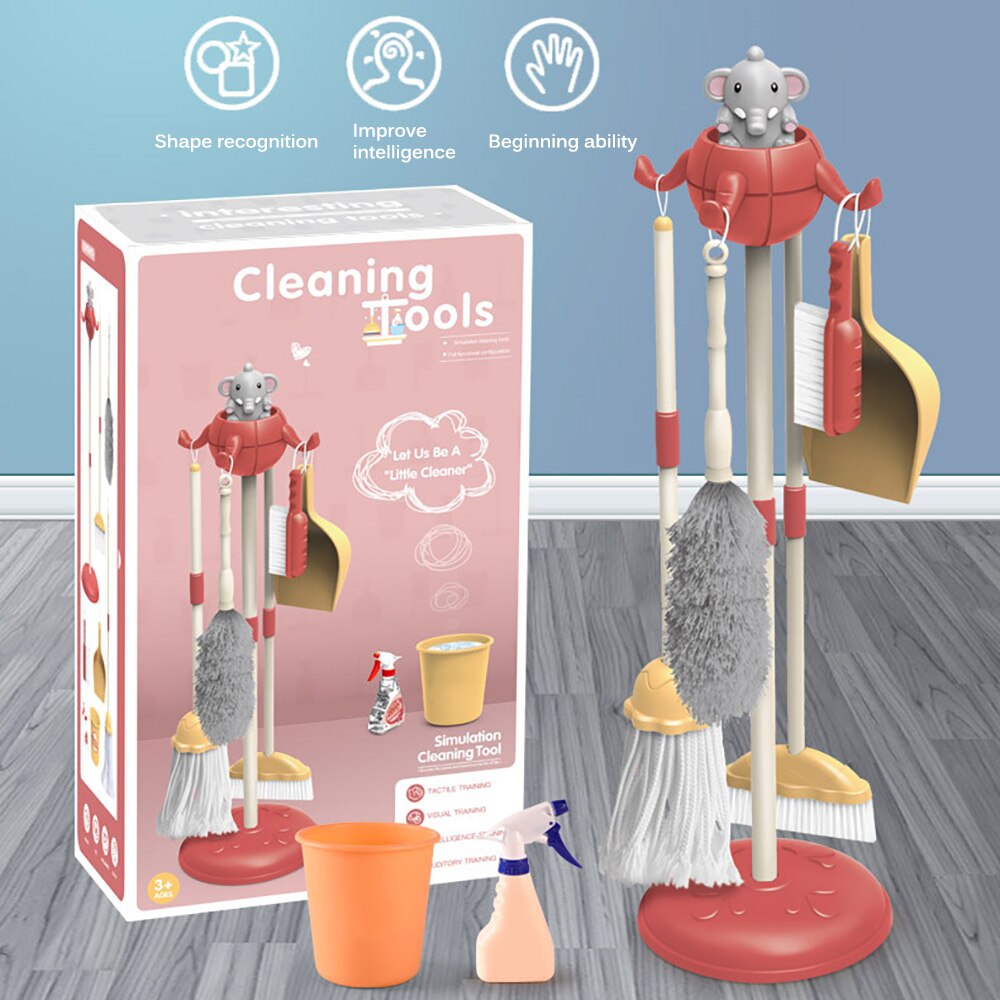 Juego de simulación de fregona para bebés, herramienta de limpieza del hogar, juguete para niños, juguete para juego de imitación