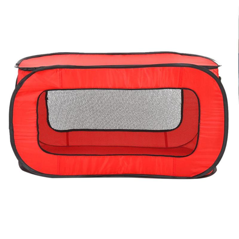 Tienda Rectangular plegable portátil para mascotas, jaula para perros, Corral, perrera, perrera, gato, tiendas para mascotas, túnel, casa para perros transpirable