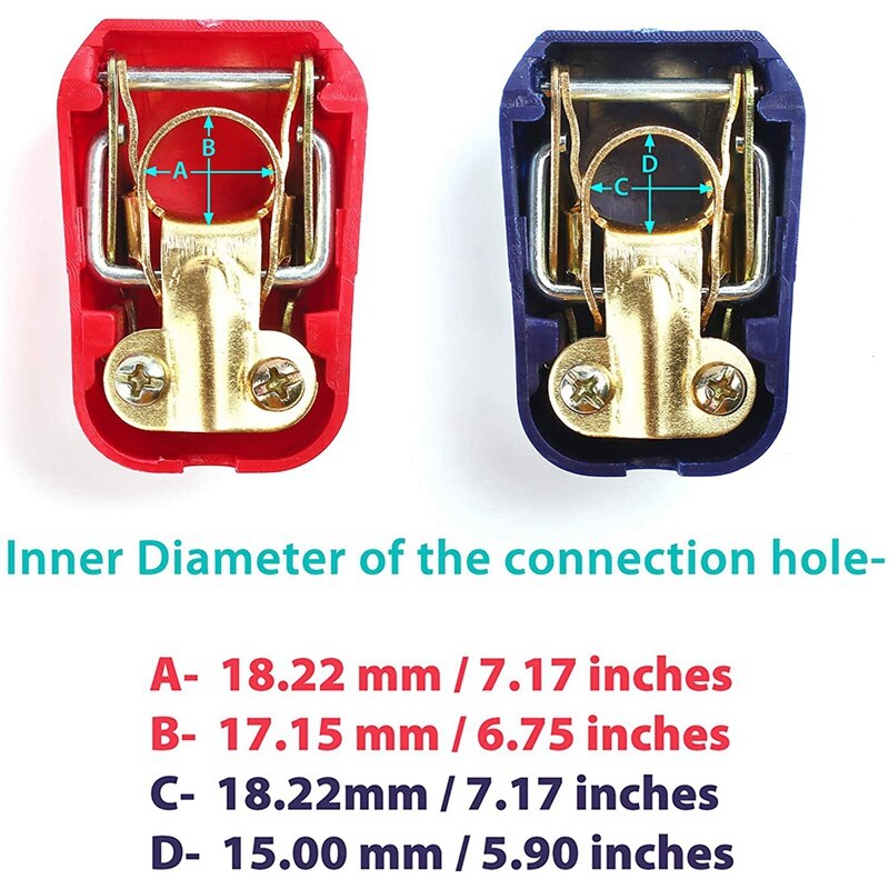 Battery Terminal Quick Release, Battery Quick Disconnect Terminal Clamps for Top Post Battery