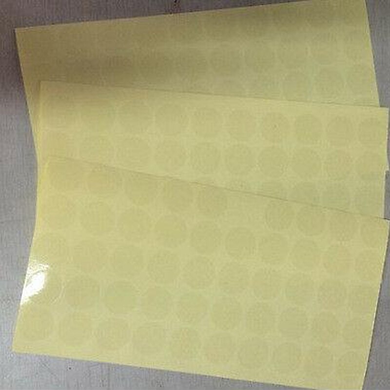 1000pcs Self Adhesive Clear Round Gloss Stickers Wafer Seal Transparent Dot Sticker Label