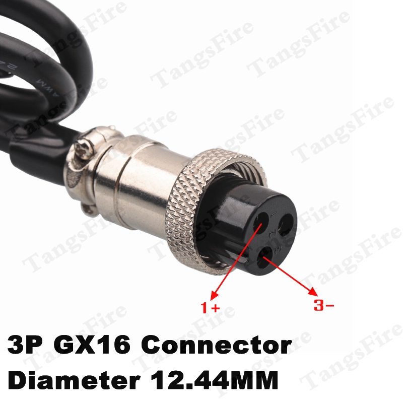 42V 4a 18650 Lithium-Ladegerät 10er Serie für 36V Li-Ionen-Akku Ladegerät wählbarer DC/XLR/GX16 Hochwertiger Stecker: Blau / Anderes