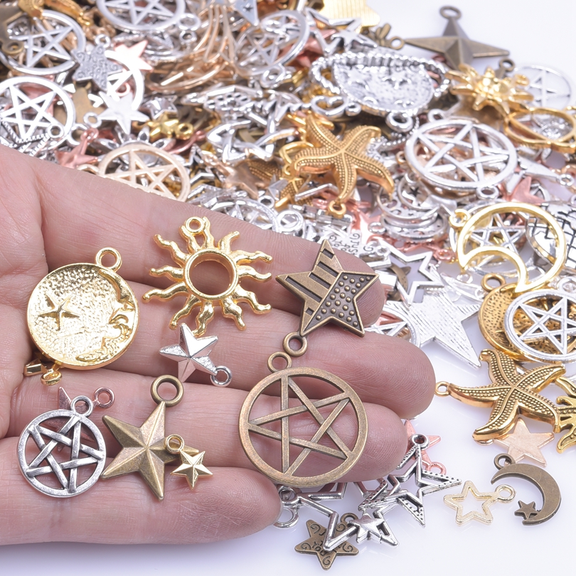 Vintage willekeurige klok Gear Charms soi Steampunk hanger voor hiphop kettingen collier sieraden maken accessoires bulk onderdelen: Imitation Rhodium Plated