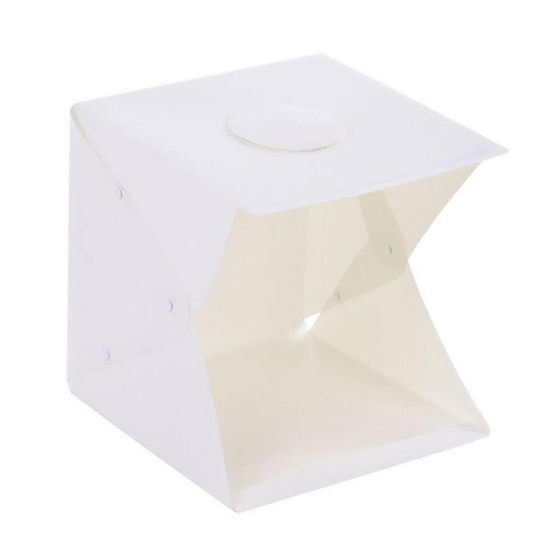 Portatile 40X40 Cm Mini Pieghevole Lightbox Led Luce Fotografia in Studio Softbox Desktop Studio Forniture