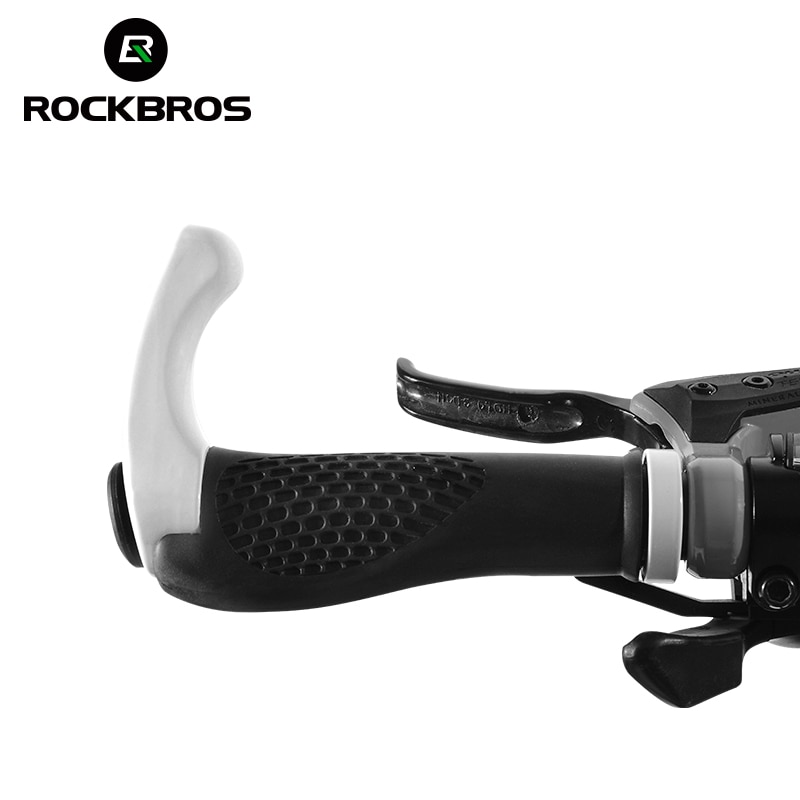 Rockbros fietsstuur grip ergonomische antislip rubberen handgrepen lock-on cover fietsstuur mtb racefiets accessoires