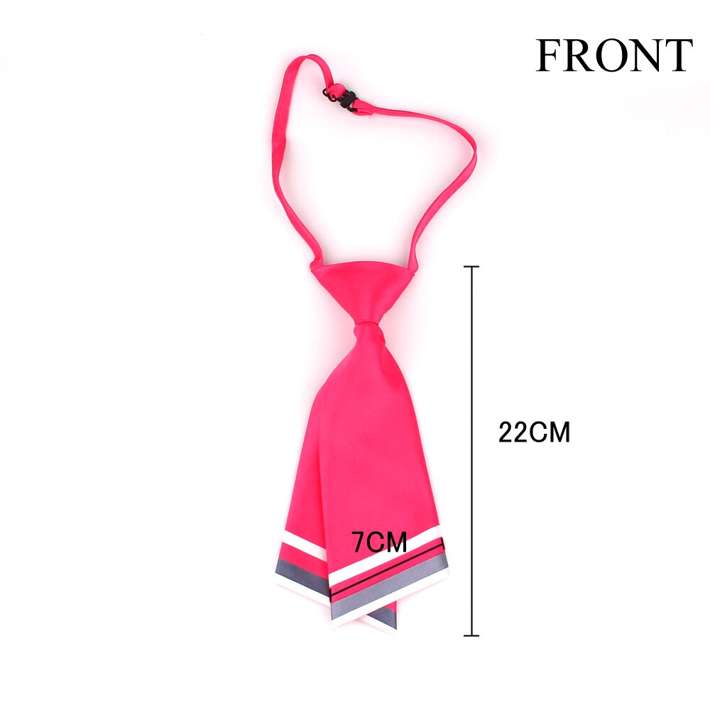 Tie for Girl Uniform Adjustable Neck tie for Women Bow Knot Girls Suits Neckties Slim Neck Ties Student Neck Wear