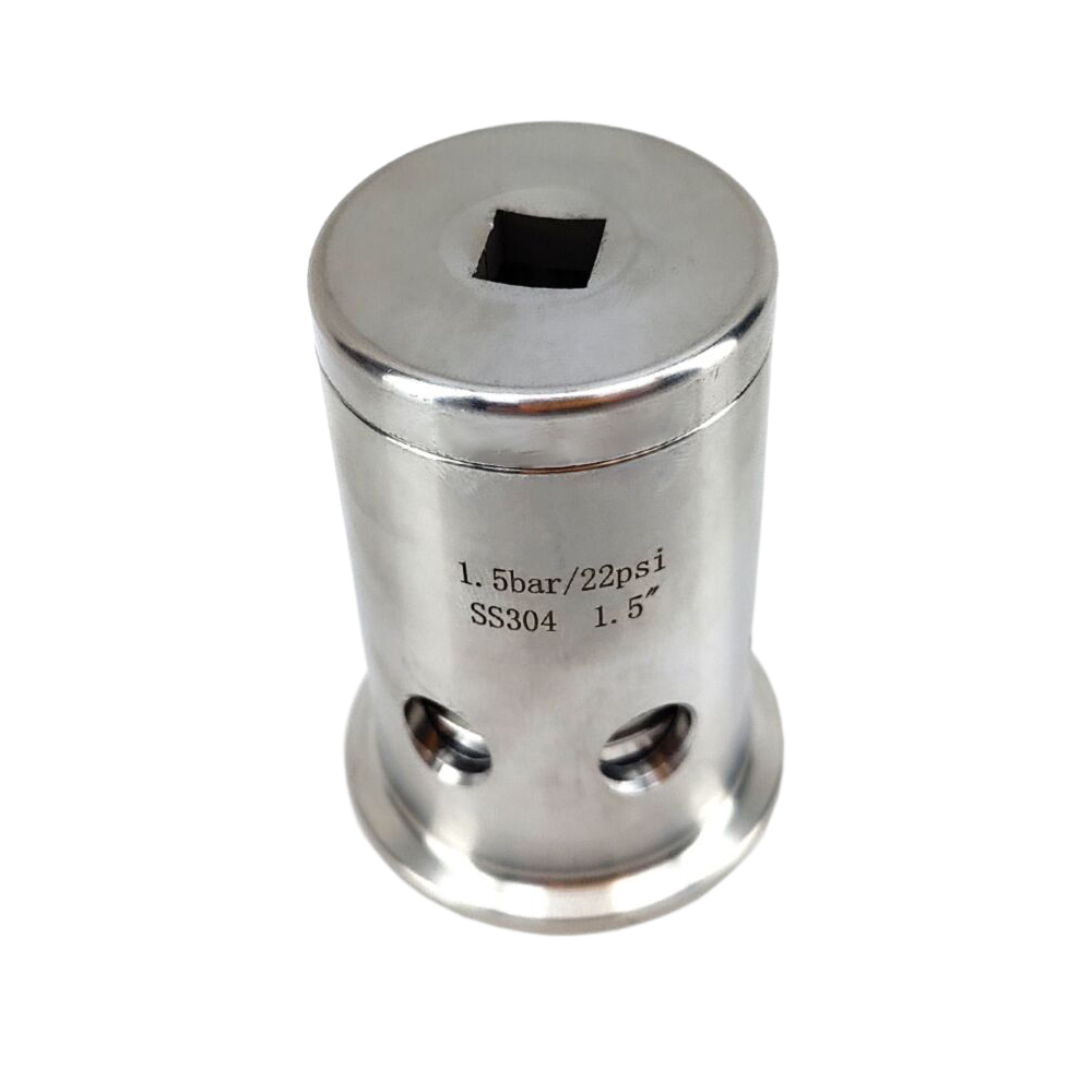 Kegland 1,5 Zoll Tri-Kleeblatt-Druck-Vakuum-Überdruck ventil
