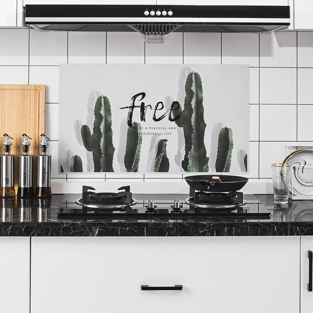 Sticker Kitchen Desktop Waterproof and Oilproof Sticker Furniture Countertop Protective Film Wardrobe Refurbishment Sticker c50