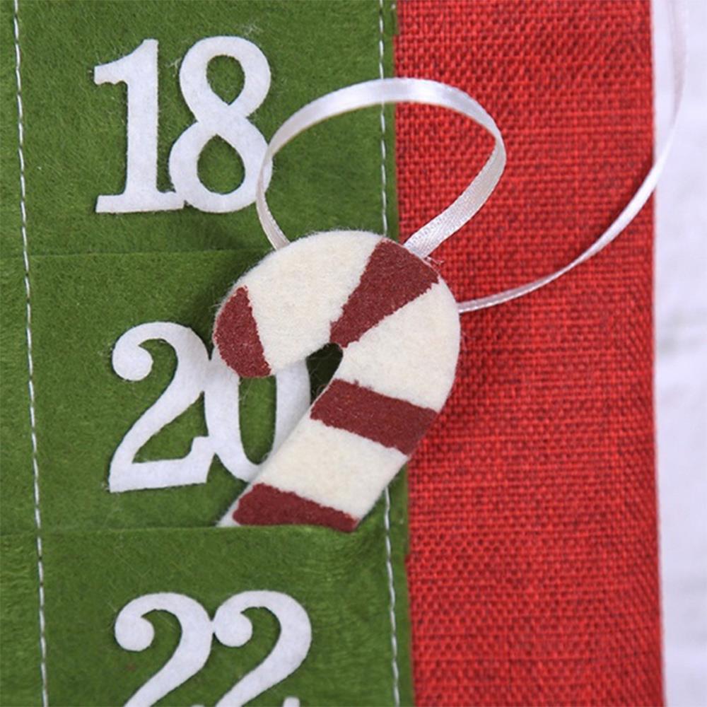 Hängande julkalender tyg heminredning unik skapa firande jul utsökt kalender vinter skrivbord barn