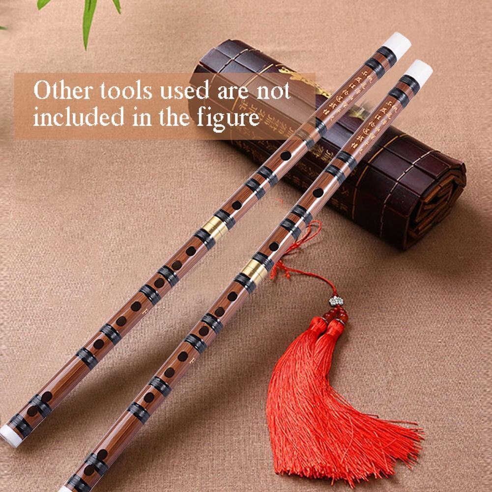 Flauta de bambú Dizi para principiantes, instrumento Musical tradicional chino de , Color madera, CD EFG, llave transversal