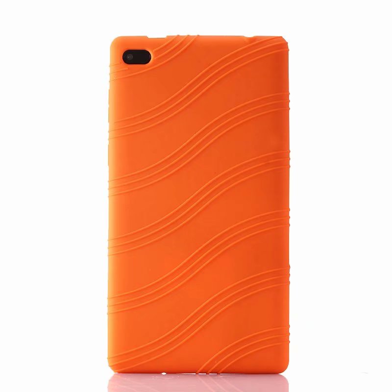 Funda de silicona para Lenovo Tab 4 7 Essential TB-7304F, funda de silicona, funda de silicona, funda protectora de 7,0 "7304i, carcasa suave, Fundas: Naranja