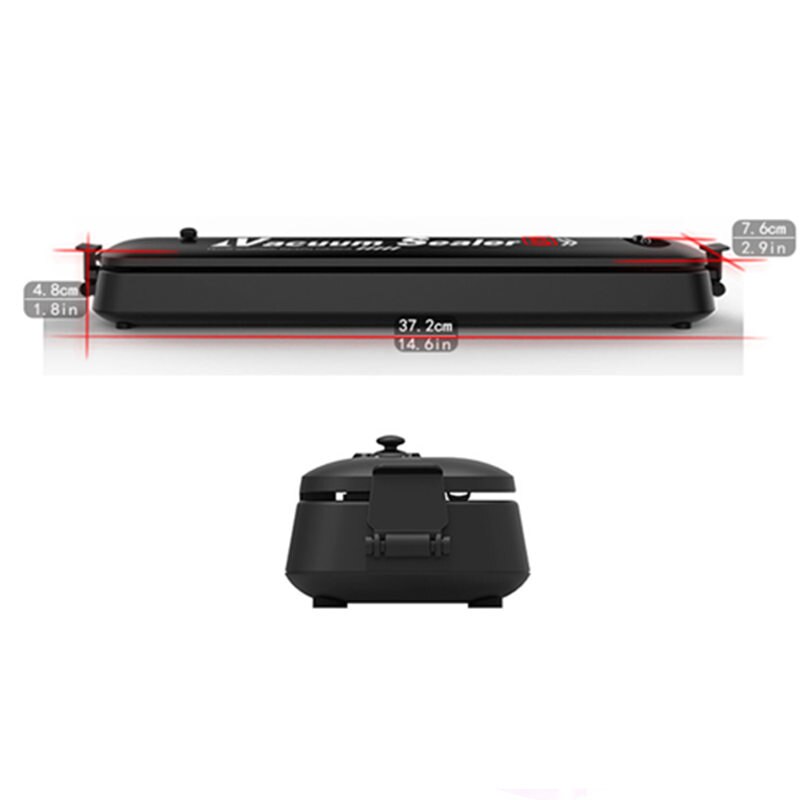 Máquina selladora al vacío de alimentos para el hogar con 15 bolsas, máquina selladora de película, contenedor, sellador de alimentos, Ahorrador de hogar