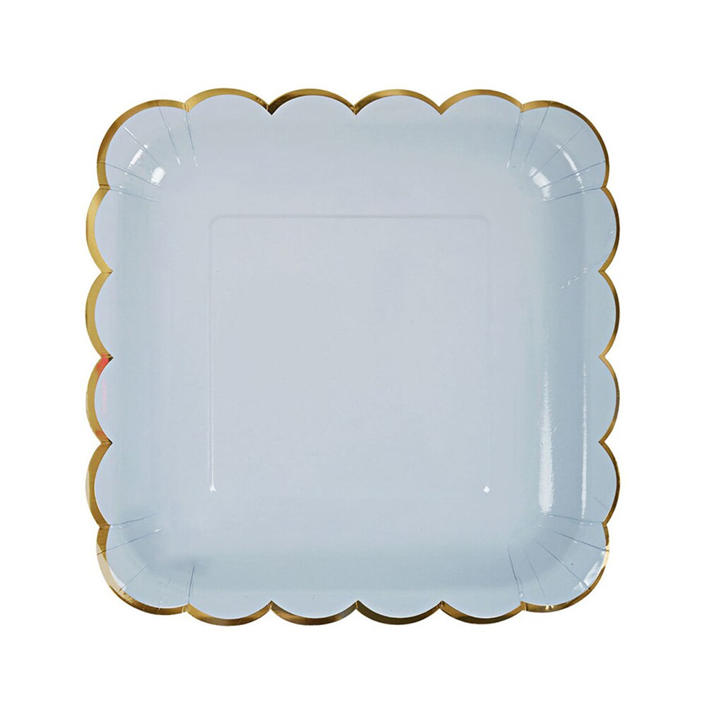 Event Disposable Plate Set Cups Dessert Dinner Tableware Holidays Paper Wedding Party Birthday With Napkin Dinning Room Home