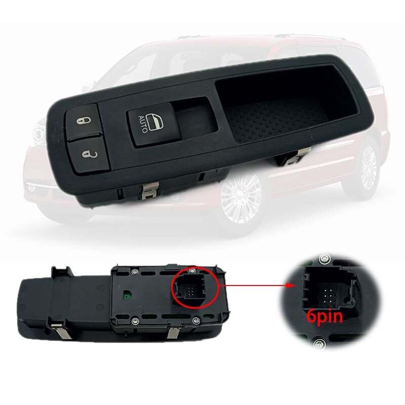 Schakelaar Ruitbediening Rh Passenger Front Voor Dodge Chrysler Jeep 4602544AG Power Venster Onderdelen 4602544AC