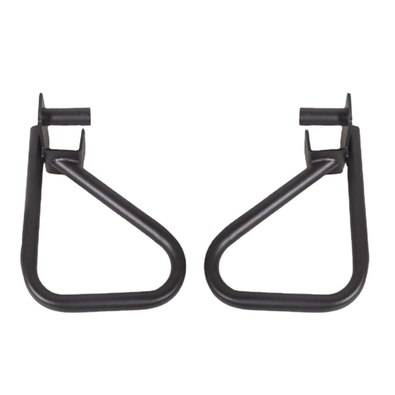 Fitness Metal Dip Bar Attachments Pull Up Grip Handles Barbell Rack Holders Power Cage Attachment Deadlift Squat Rack Multi Grip