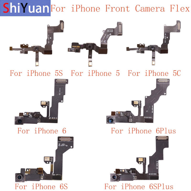 Front Camera Flex Voor Iphone 5 5S 5C 6S 6 Plus Voorkant Camera Lens Licht proximity Sensor Flex Kabel Vervangen