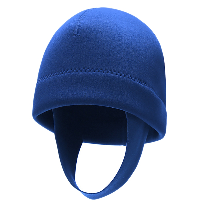 Cappuccio da sub da 2Mm cappuccio da nuoto per immersioni subacquee con cinturino termico per mento cappuccio da Surf per nuoto kayak sport acquatici: blu / S