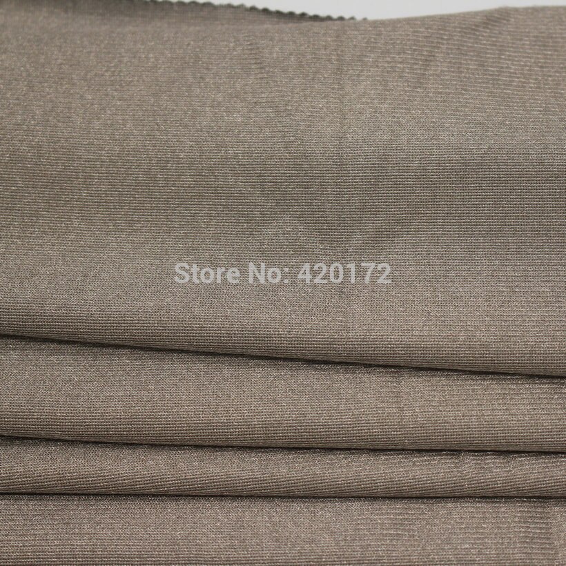 100%  silverfiber töjbart tyg strålskyddsmaterial silver ledande tyg ksilver 1#  med bra