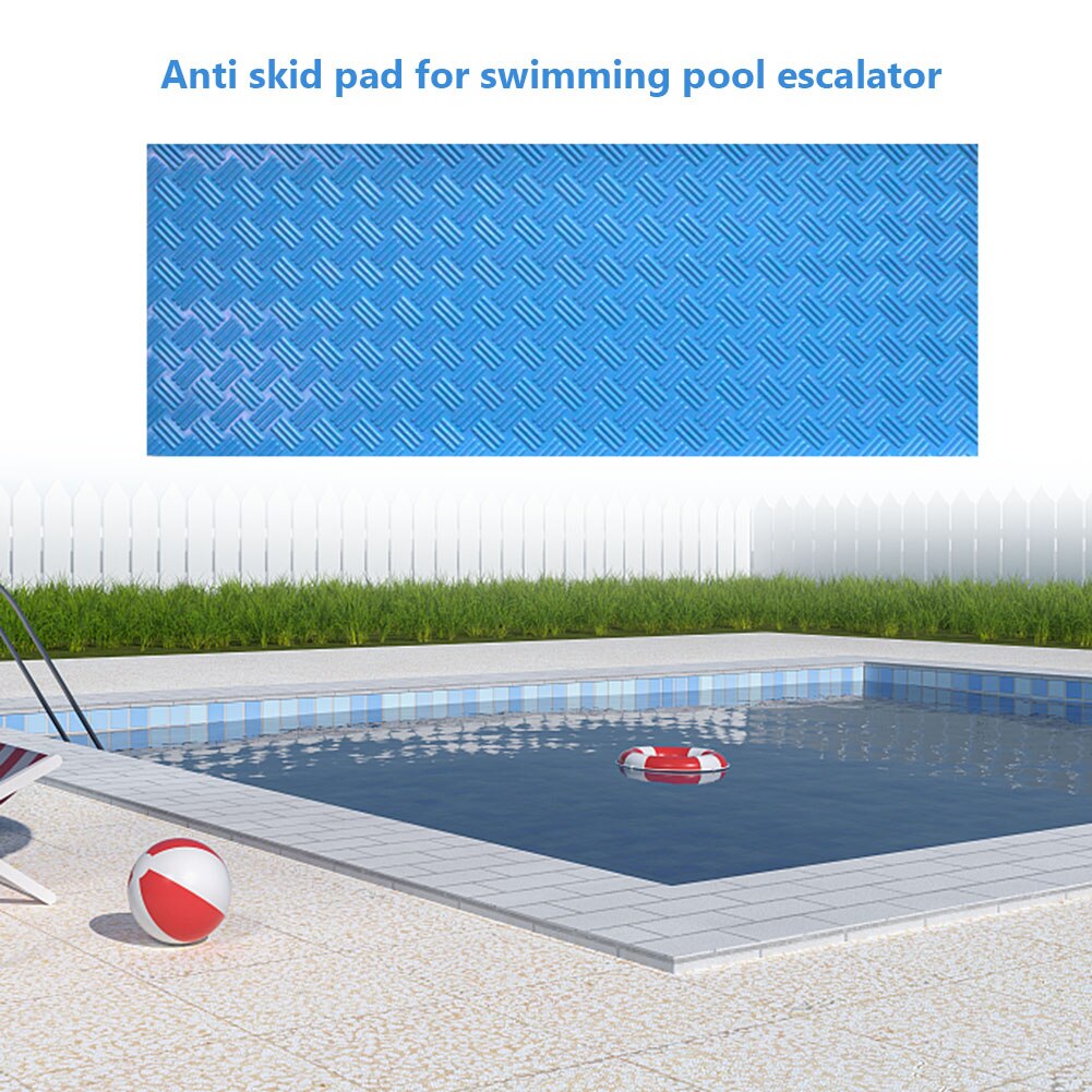 Swimming Pool Ladder Mat Protective Pool Ladder Step Rubber Anti-Slip Floor Pad Pool Stairs Safety Liner Safety Non Slip