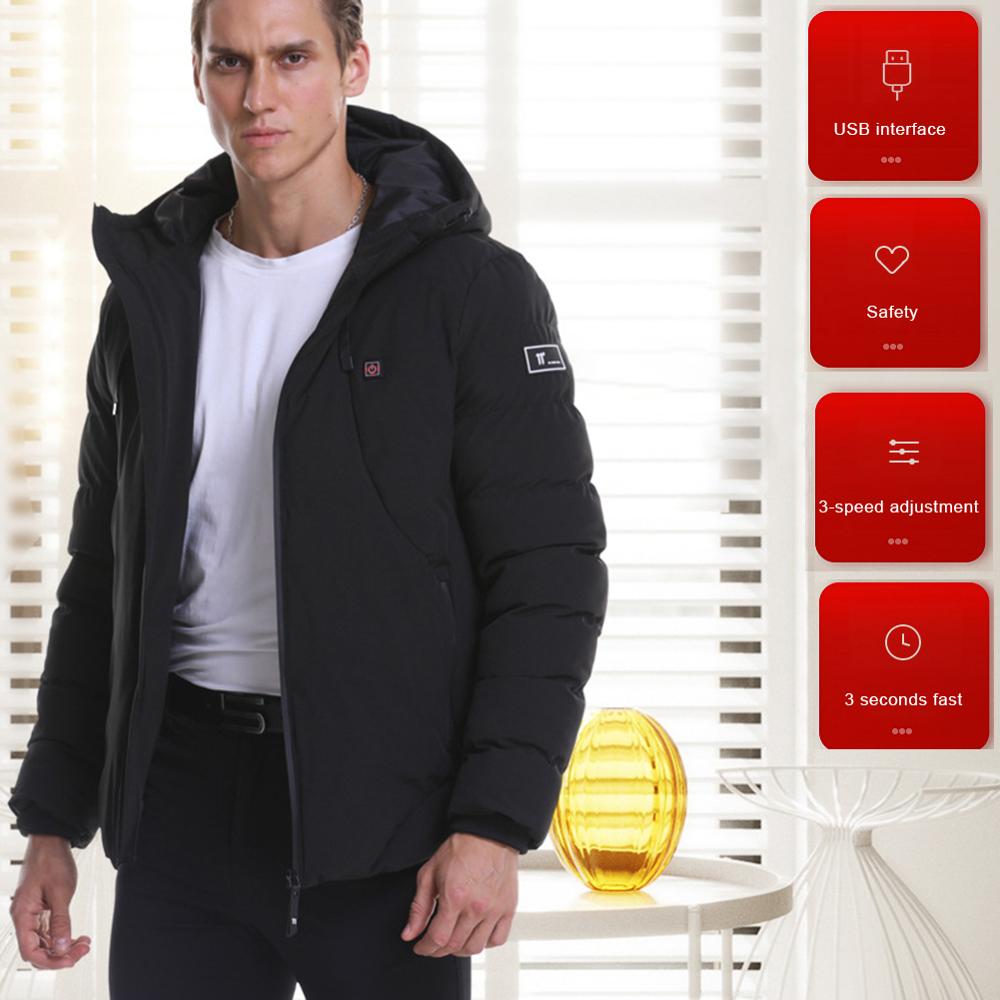 Veste Chauffante USB Pour Hommes Et Femmes - 4 Niveaux De Chaleur, 25 Zones - Parfaite Pour Ski, Pêche, Randonnée En Hiver