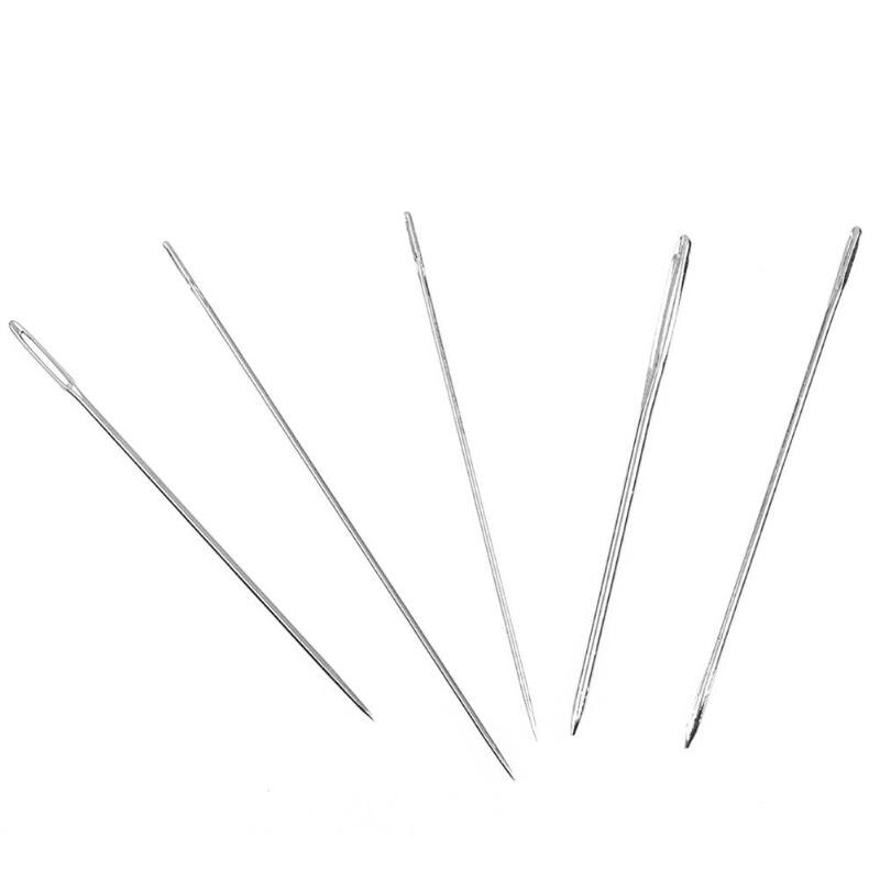 16/55Pcs Embroidery Sewing Needles Kits Stainless Steel Sewing Set Mending Craft Quilt Needles Sewing Accessories