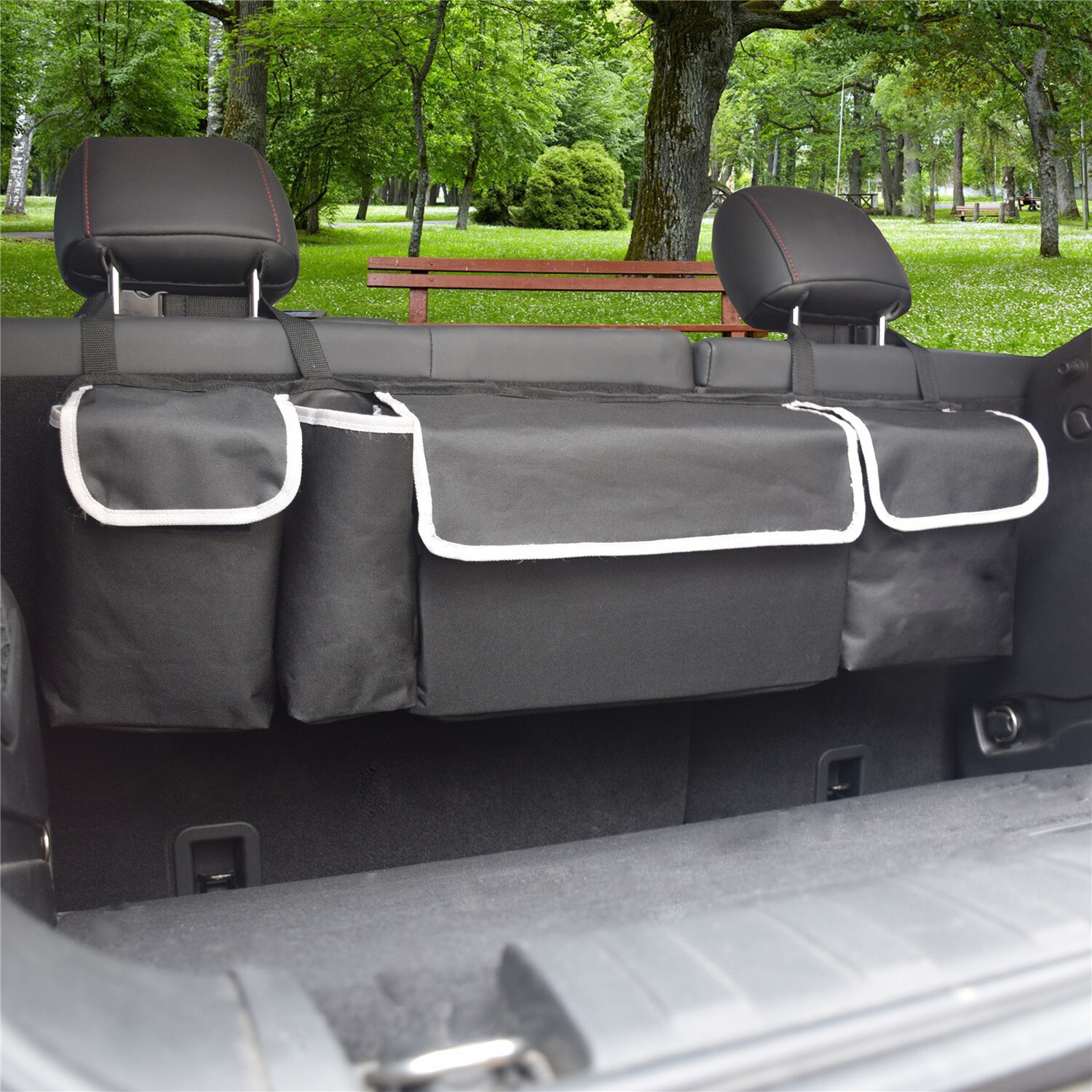 Auto styling suv auto organizer kofferbak achterbank opbergtas auto tas oxford auto rugleuning organizers universeel