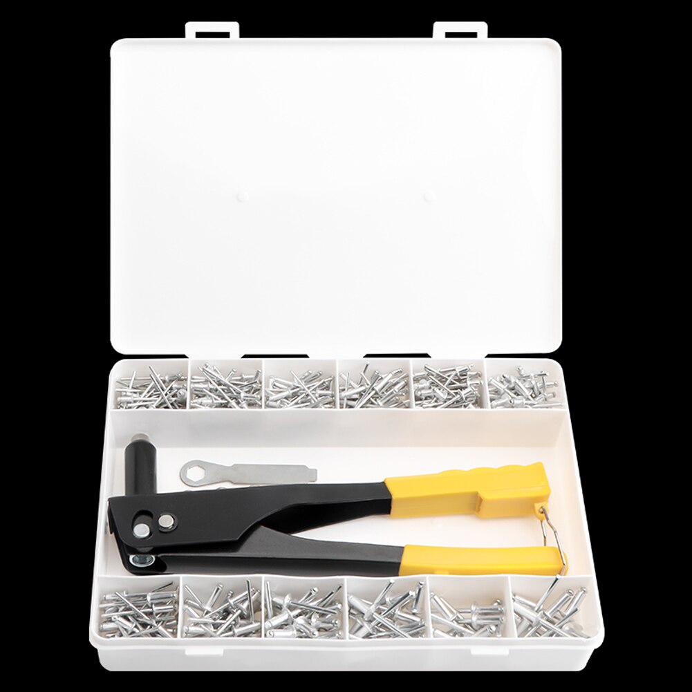 Heavy Duty 380 Pcs Klinkhamer Set Blind Klinknagel Machine Assortiment Kit Praktische Hand Tool Set Voor Elektrische Techniek Dagelijks Gebruik: Default Title
