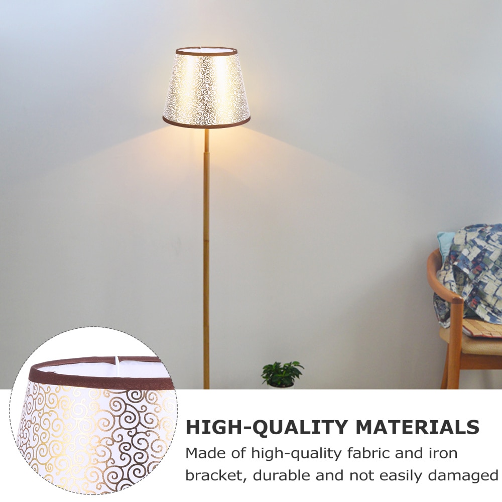 1pc Lamp Shade Cloth Lampshade Table Lamp Protective Cover Home Decoration