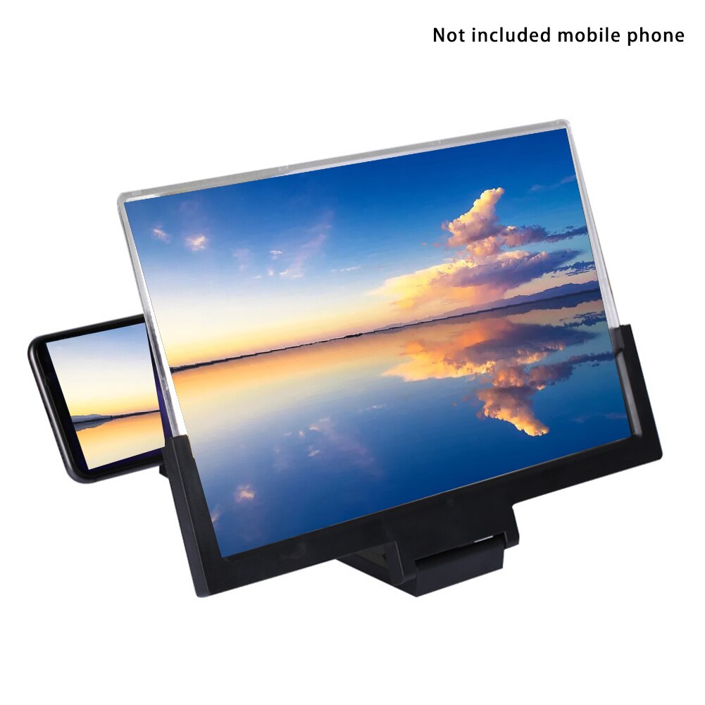Support de bureau universel pour téléphone portable, loupe d'écran de téléphone portable, films pliables, amplificateur de vidéo, projecteur 3D HD, 14 pouces