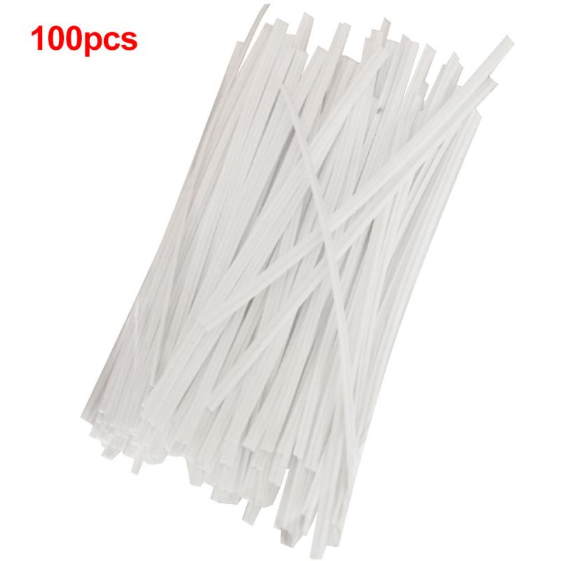 500/200/100pac 3mm Environmental PE Single Core Galvanized Iron Wire Mask Nose Bar Nose Frame Mask Dedicated Nose Bridge Strip: 100pcs