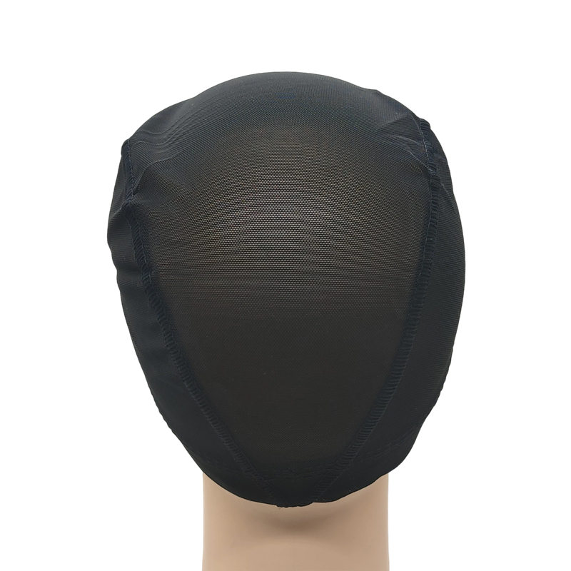 1PC Black Stretchable Breathable Mesh Dome Wig Cap Spandex Base for Wig Making