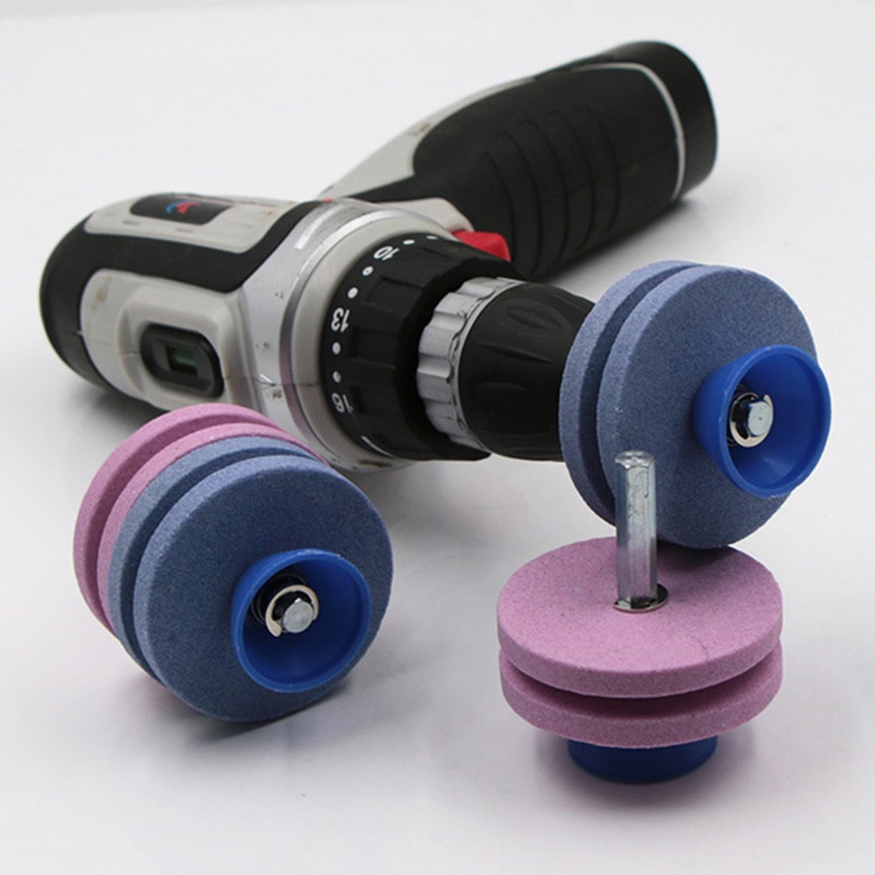 56MM Faster Lawn Mower Sharpener Lawnmower Blade Sharpener Universal Grinding Drill Universal Grinding Drill Cuts