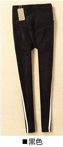 Mutterschaft Jogginghose Herbst Und Winter Plus Samt Dicken Bauch Tragen Doppelseitige Polar- Vlies Hosen warm Gamaschen: 2 / XL